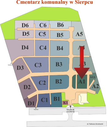 Brak mapy sektorowej