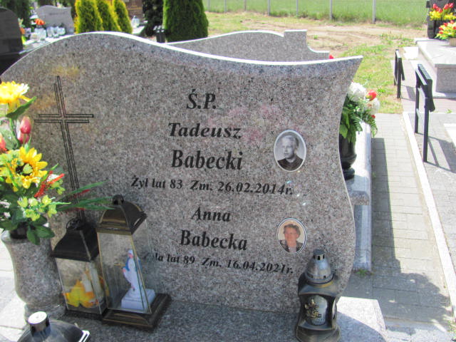 Anna Babecka 1932 Sierpc kom. - Grobonet - Wyszukiwarka osób pochowanych