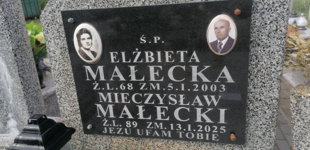 Grób Małgorzata Małecka