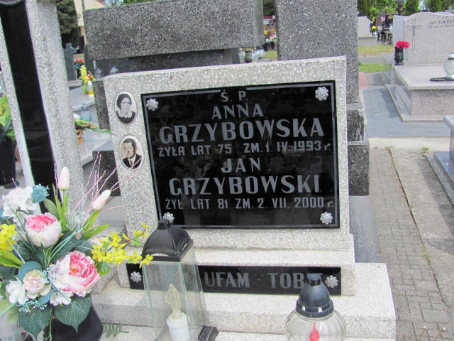 Anna Grzybowska Sierpc kom. - Grobonet - Wyszukiwarka osób pochowanych