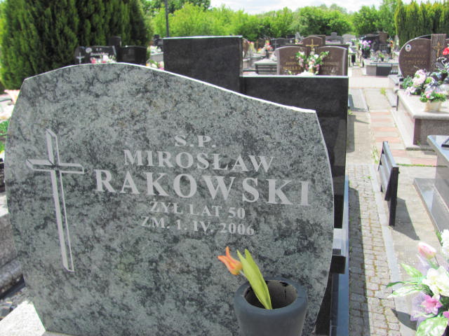 Mirosław Rakowski 1956 Sierpc kom. - Grobonet - Wyszukiwarka osób pochowanych