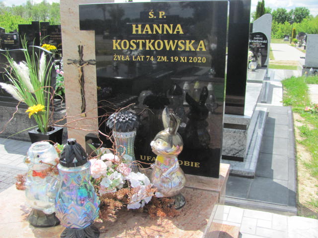 Hanna Kostkowska 1946 Sierpc kom. - Grobonet - Wyszukiwarka osób pochowanych
