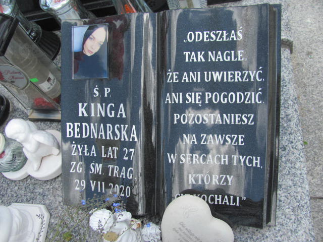 Kinga Bednarska 1993 Sierpc kom. - Grobonet - Wyszukiwarka osób pochowanych